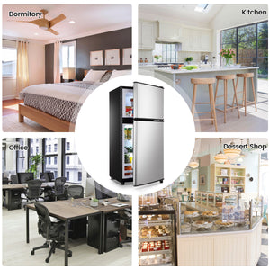 Jeremy Cass 3.5-cu ft with Freezer ( Silver ) ENERGY STAR