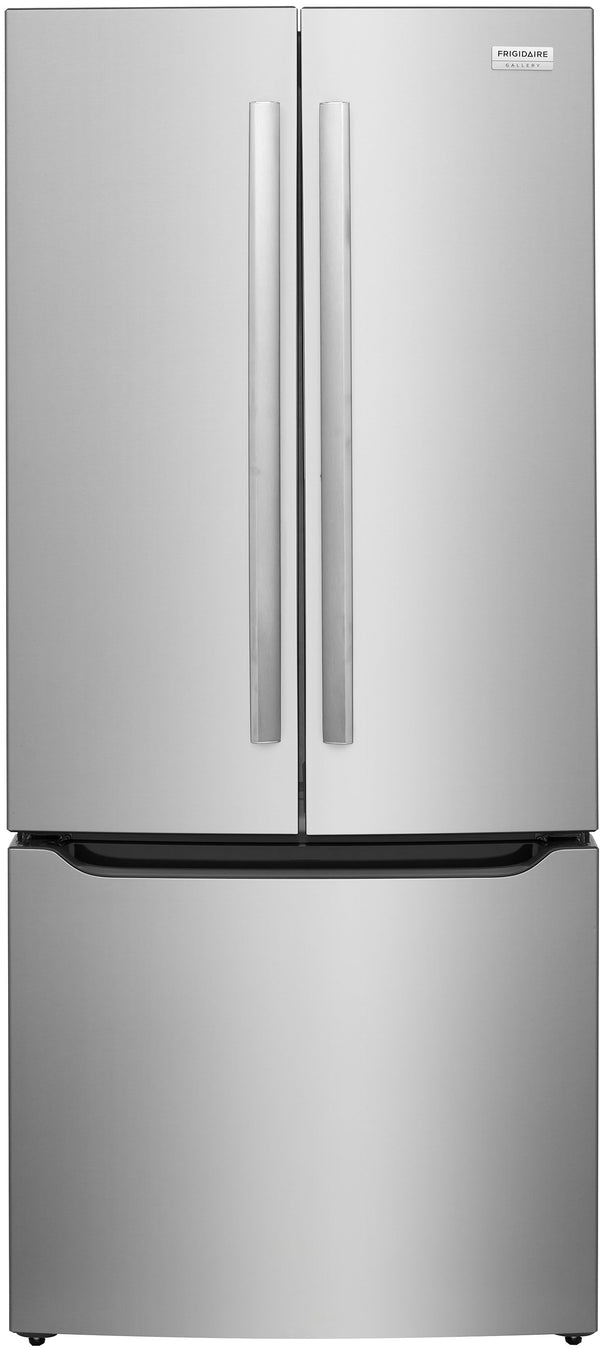 Frigidaire Gallery Standard-Depth 20-cu ft 3 -Door French Door Refrigerator with Ice Maker with Water Dispenser ( Smudge-Proof Stainless Steel ) ENERGY STAR Certified