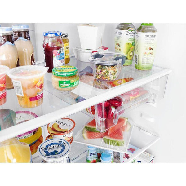 Whirlpool 21.3-cu ft Top-Freezer Refrigerator ( Monochromatic Stainless Steel ) ENERGY STAR Certified