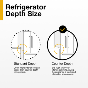 Whirlpool Counter-Depth 19.4-cu ft 4 -Door French Door Refrigerator with Ice Maker ( Fingerprint-Resistant Stainless Finish ) ENERGY STAR Certified