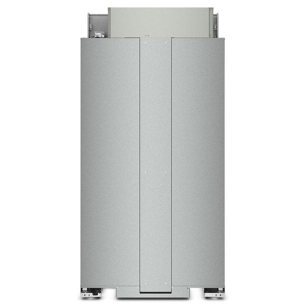 KitchenAid 25.1-cu ft Counter-Depth Side-by-Side Refrigerator Built-In with Ice Maker ,Water and Ice Dispenser ( Stainless Steel with PrintShield Finish ) ENERGY STAR Certified