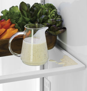 GE Profile 24.5-cu ft Counter-Depth Side-by-Side Refrigerator Built-In Smart Compatible with Ice Maker ,Water and Ice Dispenser ( Stainless Steel )