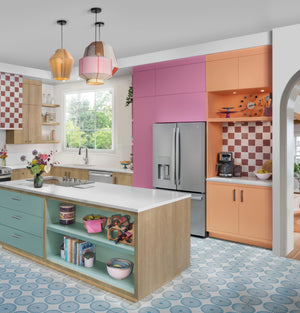 GE Counter-Depth 20.6-cu ft 3 -Door French Door Refrigerator with Ice Maker with Water and Ice Dispenser ( Stainless Steel ) ENERGY STAR Certified