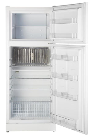 UNIQUE Off-Grid 14-cu ft Top-Freezer Refrigerator ( White )