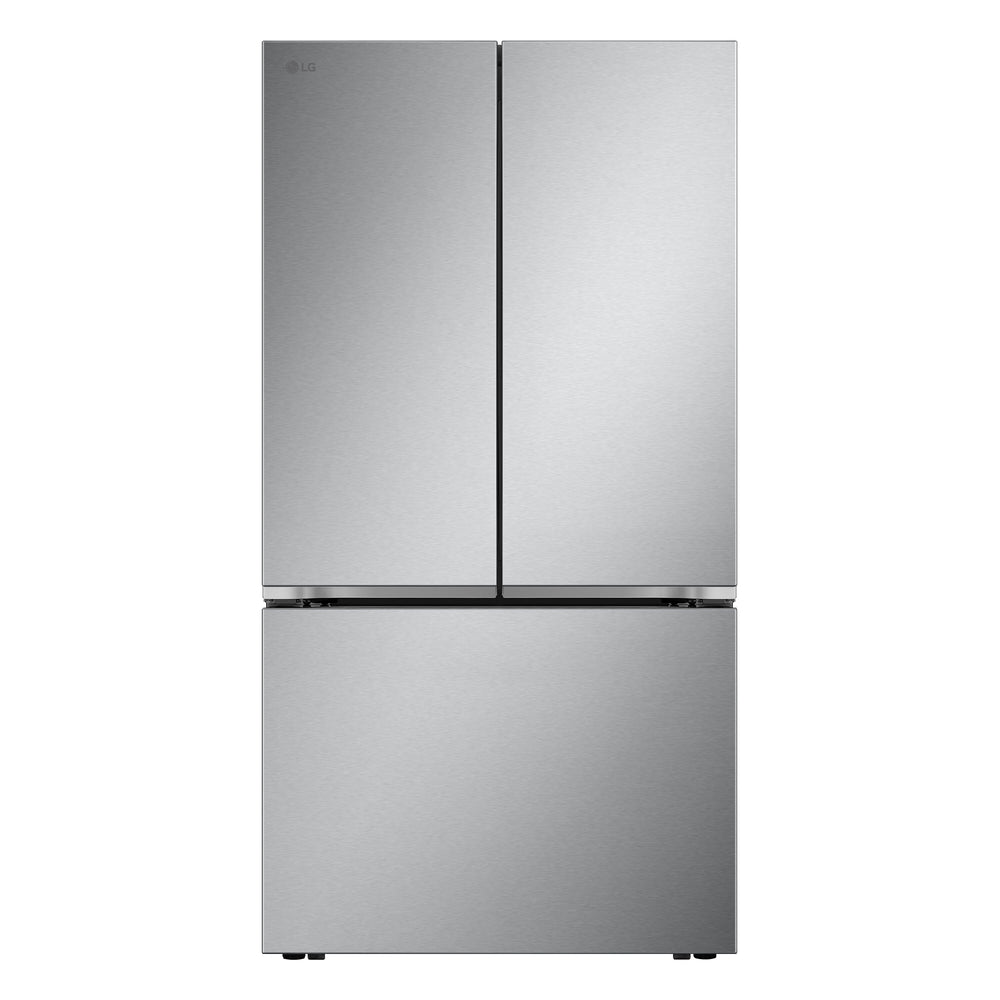LG Standard-Depth 31.7-cu ft 3 -Door Smart Compatible French Door Refrigerator with Ice Maker with Water Dispenser ( PrintProof Stainless Steel ) ENERGY STAR Certified