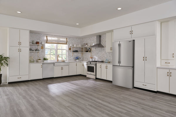 Frigidaire Professional Counter-Depth 23.3-cu ft 3 -Door French Door Refrigerator with Ice Maker with Water Dispenser ( Smudge-Proof Stainless Steel ) ENERGY STAR Certified