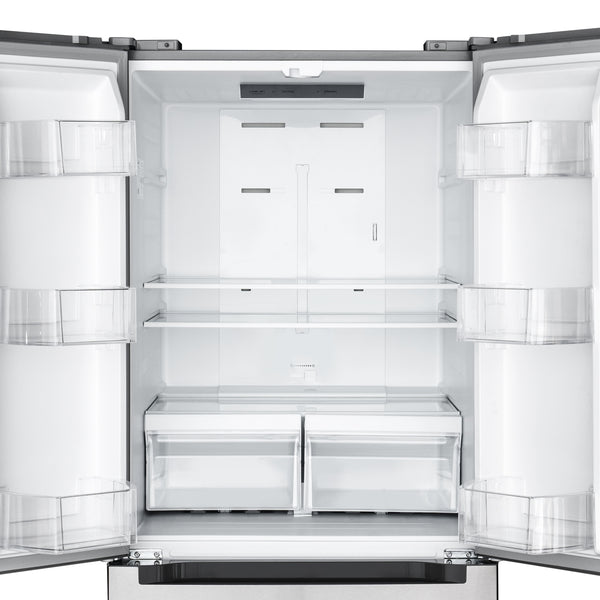 KoolMore 18.5-Cu. Feet Commercial Refrigerators 3 Stainless steel -Door French door ( Stainless steel )