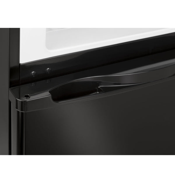 Hotpoint 9.7-cu ft Counter-Depth Top-Freezer Refrigerator ( Black )