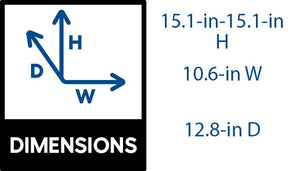 Cooluli Infinity 0.53-cu ft Mini Fridge ( Black )