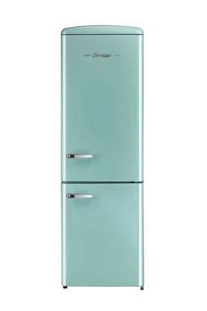 UNIQUE Classic Retro 11.7-cu ft Counter-Depth Bottom-Freezer Refrigerator Ocean Mist Turquoise ) ENERGY STAR Certified