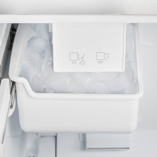 FORNO Gallipoli Standard-Depth 17.5-cu ft 3 -Door French Door Refrigerator with Ice Maker with Ice Dispenser ( Stainless Steel )