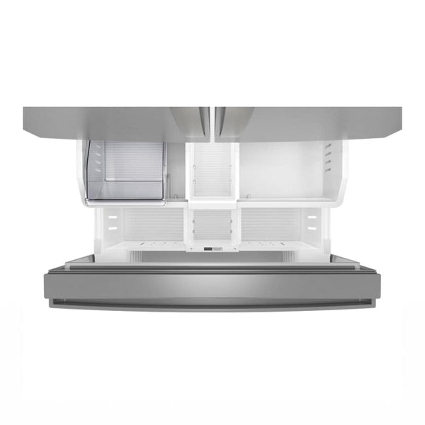 Whirlpool Standard-Depth 30.52-cu ft 3 -Door French Door Refrigerator with Ice Maker with Water Dispenser ( Fingerprint Resistant Stainless Finish ) ENERGY STAR Certified