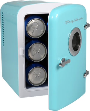 Frigidaire Built-in Bluetooth Speaker 0.3-cu ft Mini Fridge ( Blue ) Garage Ready