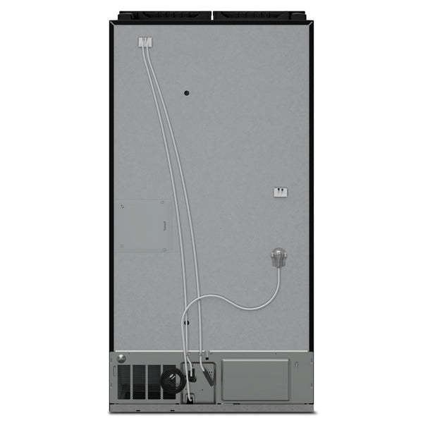 Whirlpool Counter-Depth 20-cu ft 3 -Door French Door Refrigerator with Ice Maker ( Black ) ENERGY STAR Certified