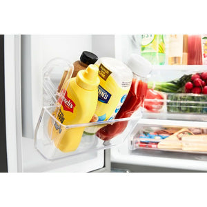 Whirlpool Standard-Depth 19.6-cu ft 3 -Door French Door Refrigerator with Ice Maker ( Black )