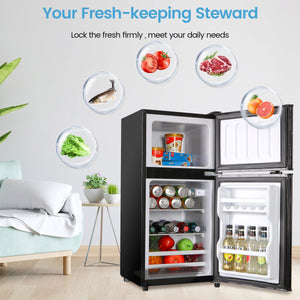 Jeremy Cass 3.5-cu ft with Freezer ( Blavk ) ENERGY STAR