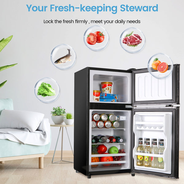 Jeremy Cass 3.5-cu ft with Freezer ( Blavk ) ENERGY STAR