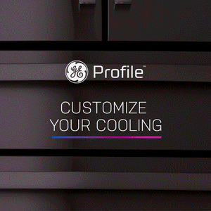 GE Profile Counter-Depth 23.2-cu ft 4 -Door Smart Compatible French Door Refrigerator with Ice Maker with Water Dispenser and Door within Door ( Stainless Steel ) ENERGY STAR Certified