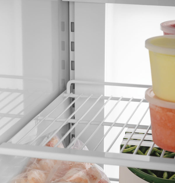 Cafe 24.5-cu ft Counter-Depth Side-by-Side Refrigerator Built-In Smart Compatible with Ice Maker ,Water and Ice Dispenser ( Stainless Steel )