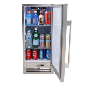 Avanti 2.9-cu ft Mini Fridge ( Stainless Steel ) Garage Ready