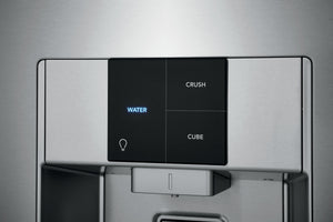 Frigidaire Professional Counter-Depth 21.4-cu ft 4 -Door French Door Refrigerator with Dual Ice Maker with Water and Ice Dispenser ( Smudge-Proof Stainless Steel ) ENERGY STAR Certified