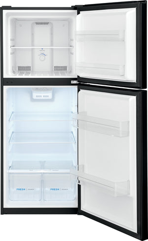 Frigidaire 10.1-cu ft Counter-Depth Top-Freezer Refrigerator ( Black ) Garage Ready ENERGY STAR Certified