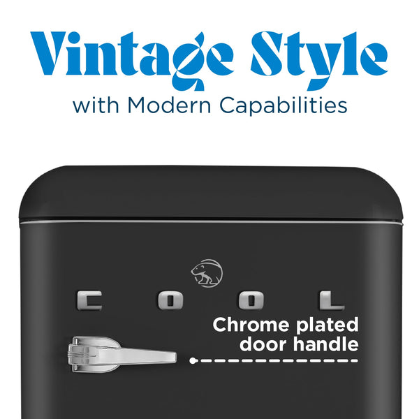 Commercial Cool 4.0-cu ft Mini Fridge with Freezer ( Black )