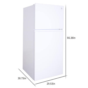 Kenmore 18.1-cu ft Top-Freezer Refrigerator with Ice Maker ( White ) ENERGY STAR Certified
