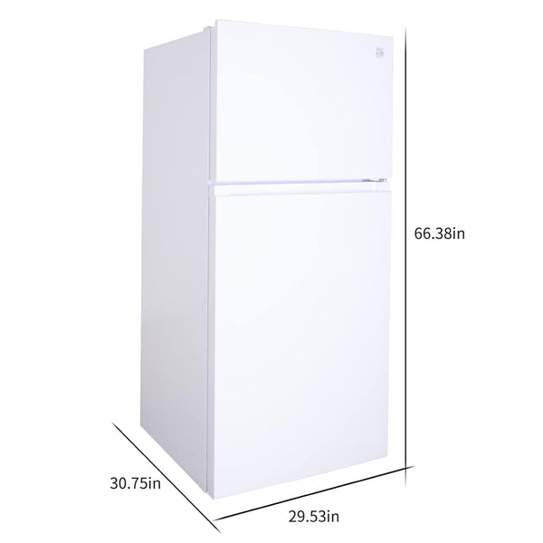 Kenmore 18.1-cu ft Top-Freezer Refrigerator with Ice Maker ( White ) ENERGY STAR Certified