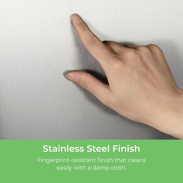 Kenmore 20-cu ft Counter-Depth Side-by-Side Refrigerator with Ice Maker ,Water and Ice Dispenser ( Stainless Steel ) ENERGY STAR Certified