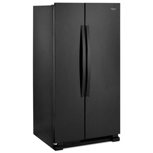Whirlpool 25.1-cu ft Side-by-Side Refrigerator ( Black )