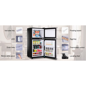 GZMR 3.5-cu ft with Freezer ( Silver )