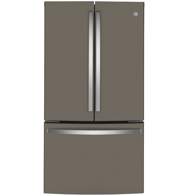 GE Counter-Depth 23.1-cu ft 3 -Door French Door Refrigerator with Ice Maker ( Slate ) ENERGY STAR Certified
