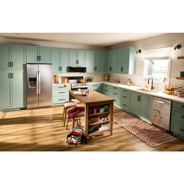 Whirlpool 28.7-cu ft Side-by-Side Refrigerator with Ice Maker ,Water and Ice Dispenser ( Fingerprint Resistant Stainless Finish )