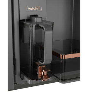 Cafe Standard-Depth 28.7-cu ft 4 -Door Smart Compatible French Door Refrigerator with Ice Maker with Water Dispenser ( Stainless Steel ) ENERGY STAR Certified