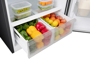 Hisense 18.0-cu ft Top-Freezer Refrigerator ( Black )