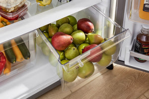 Whirlpool 16.3-cu ft Top-Freezer Refrigerator ( Black ) ENERGY STAR Certified