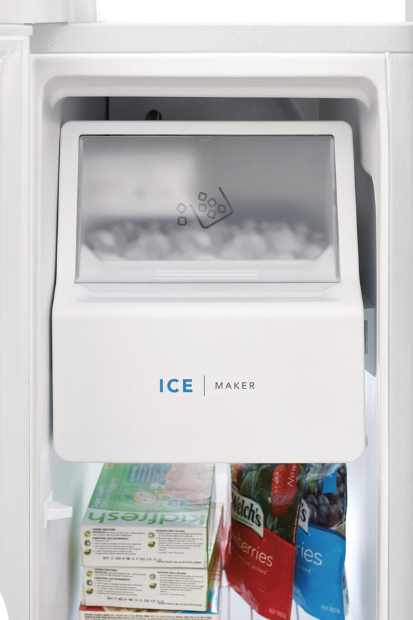 Frigidaire 25.6-cu ft Side-by-Side Refrigerator with Ice Maker ,Water and Ice Dispenser ( White ) ENERGY STAR Certified