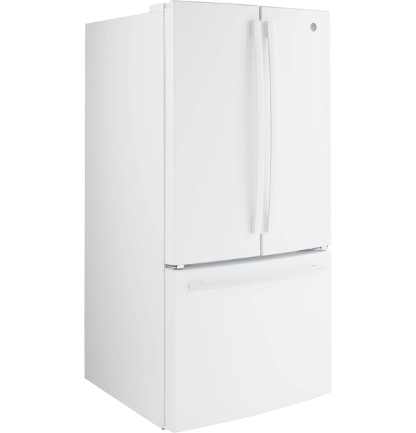 GE Standard-Depth 24.8-cu ft 3 -Door French Door Refrigerator with Ice Maker with Water Dispenser ( White ) ENERGY STAR Certified