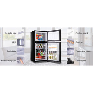 GZMR 3.5-cu ft with Freezer ( Black )