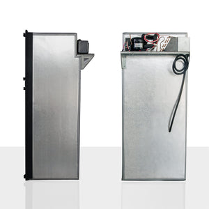 Equator Advanced Appliances RV 12V/DC OFF-GRID 10-cu ft Counter-Depth Top-Freezer Refrigerator Built-In ( Stainless )