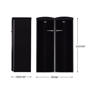 ConServ 19.42-cu ft Counter-Depth Side-by-Side Refrigerator ( Black )