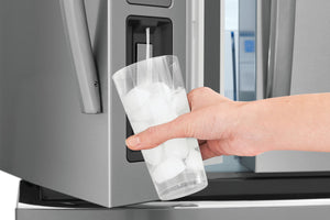 Frigidaire Gallery Standard-Depth 27.2-cu ft 4 -Door French Door Refrigerator with Ice Maker with Water Dispenser ( Fingerprint Resistant Stainless Steel ) ENERGY STAR Certified