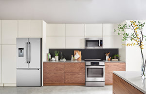 Bosch Standard-Depth 500 Series 26-cu ft 3 -Door Smart Compatible French Door Refrigerator with Ice Maker with Water and Ice Dispenser ( Stainless Steel ) ENERGY STAR Certified