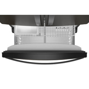 Whirlpool Counter-Depth 20-cu ft 3 -Door French Door Refrigerator with Ice Maker ( Black Stainless Steel ) ENERGY STAR Certified