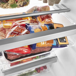 Whirlpool 24.5-cu ft Side-by-Side Refrigerator with Ice Maker ,Water and Ice Dispenser ( Fingerprint Resistant Stainless Steel )