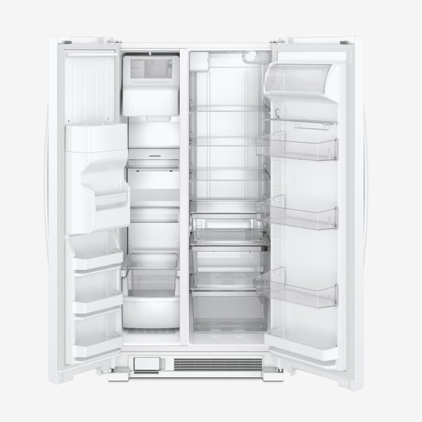 Whirlpool 24.5-cu ft Side-by-Side Refrigerator with Ice Maker ,Water and Ice Dispenser ( White )