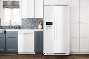 Amana 21.4-cu ft Side-by-Side Refrigerator with Ice Maker ,Water and Ice Dispenser ( White )