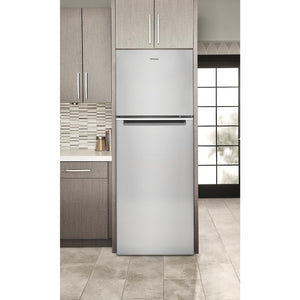 Whirlpool 12.9-cu ft Counter-Depth Top-Freezer Refrigerator Built-In ( Fingerprint Resistant Stainless Finish )