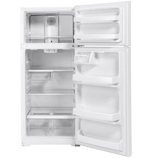 GE 17.5-cu ft Top-Freezer Refrigerator ( White )